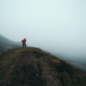 hiking in the wilderness