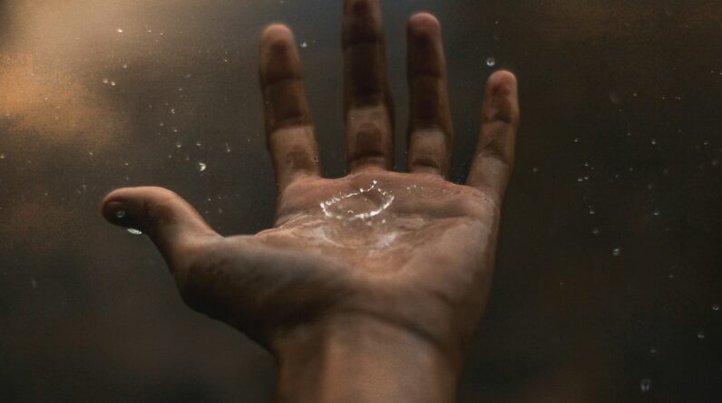 flowing water